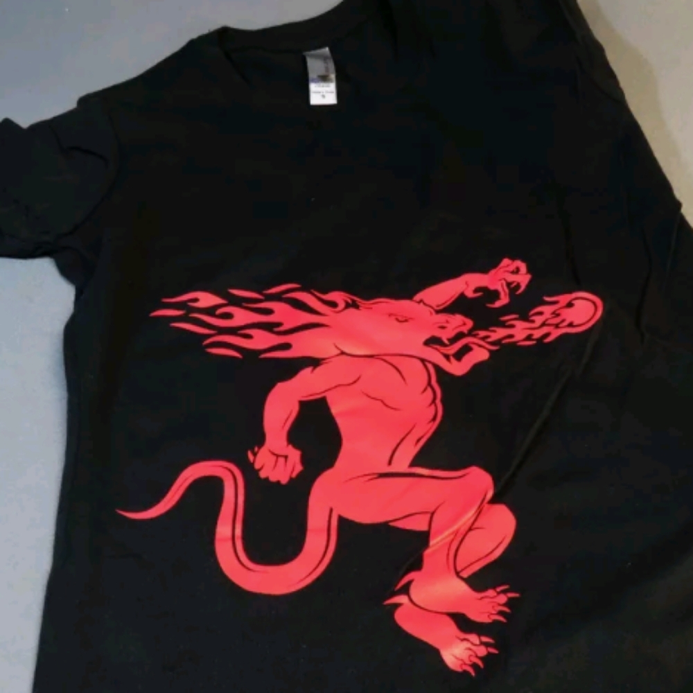 FIREBALL CINNAMON WHISKEY DRAGON bartender promo SHIRT